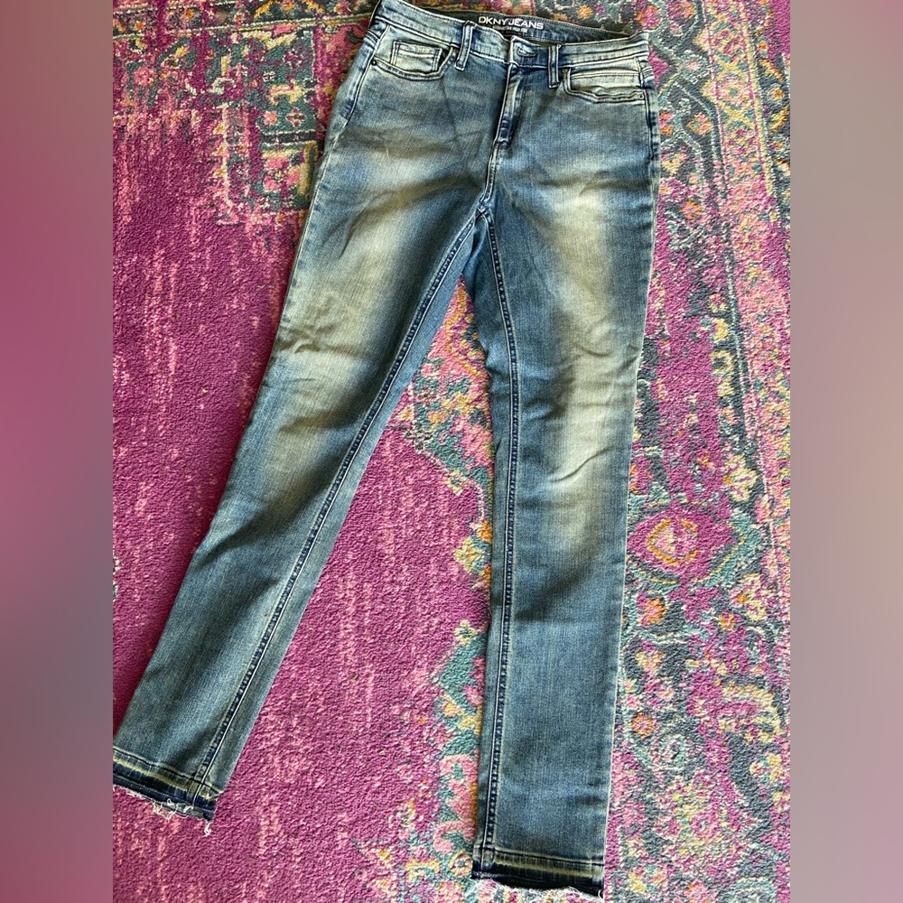 DKNY high rise skinny jeans size 4